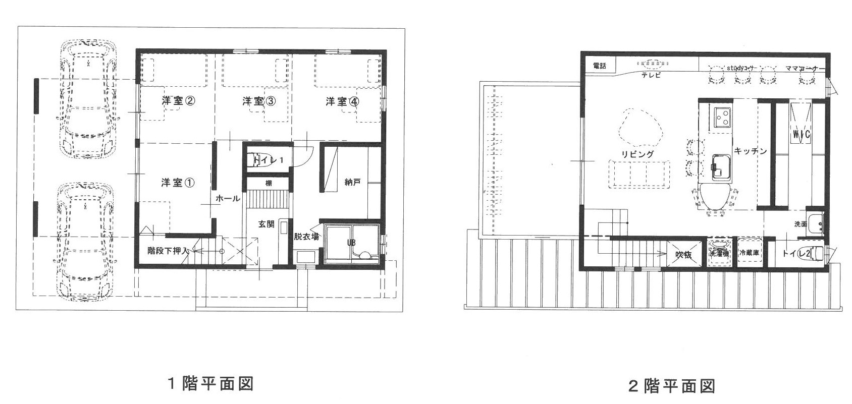 新築の平面図案